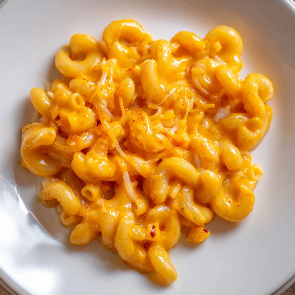 One-Pot Butternut Squash Mac & Cheese, a creamy, cheesy delight with perfectly cooked pasta and vibrant squash.