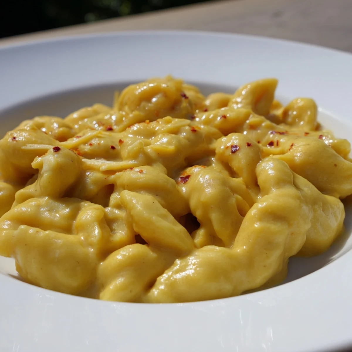 Enjoy warm, comforting bowls of One-Pot Butternut Squash Mac & Cheese; a simple, easy weeknight recipe.