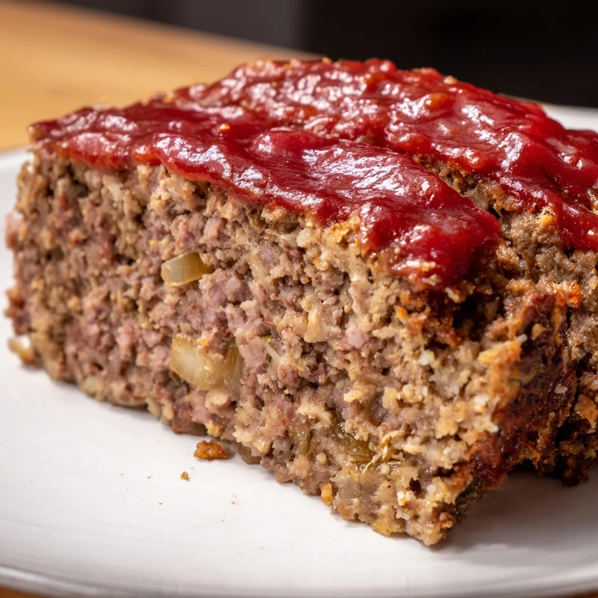 Savory Effortless Stove Top Stuffing Meatloaf Hack, steaming hot and ready to slice for dinner.