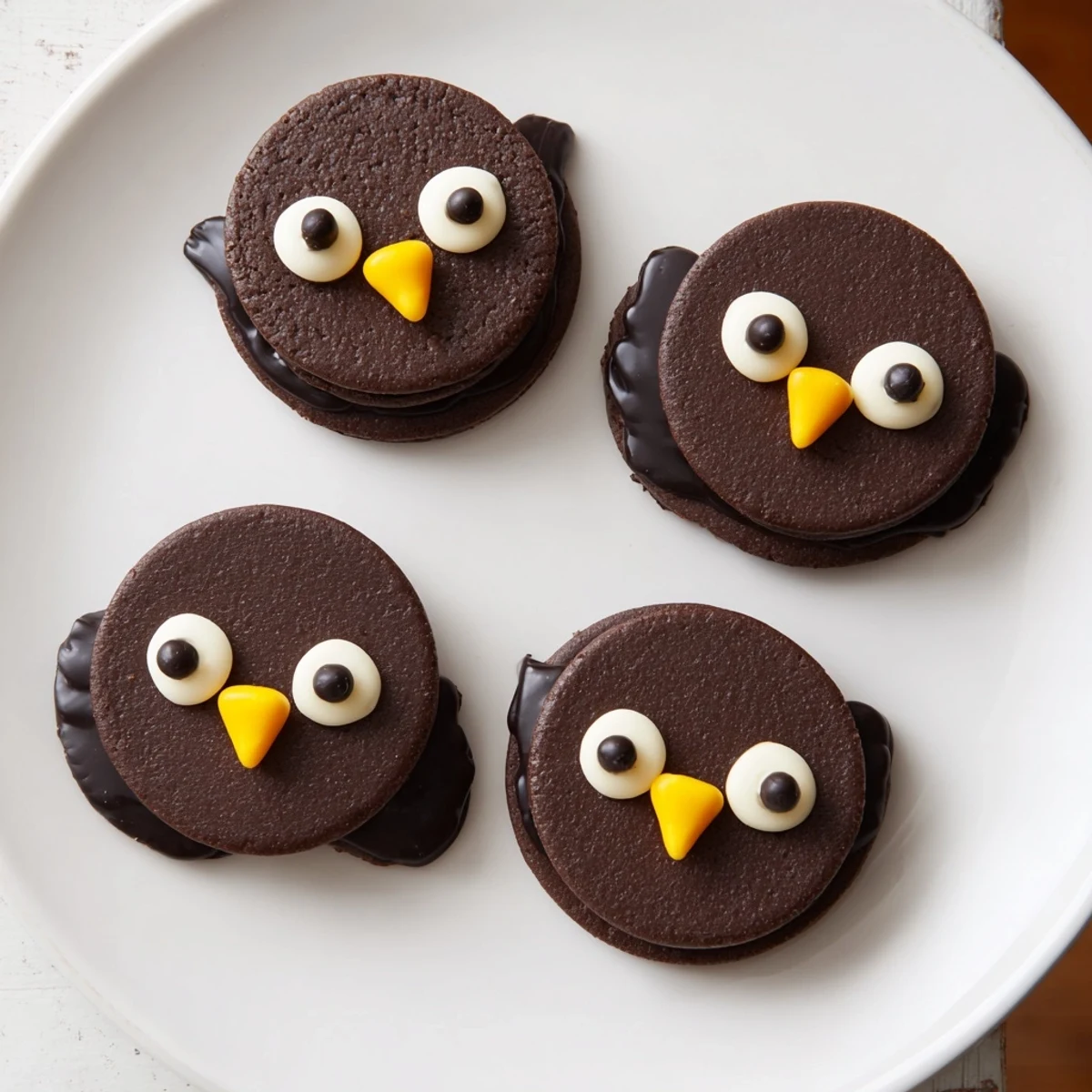 A colorful treat tray of Hoot Hoot Owl treats awaits, featuring fun cookies, rice krispie owls, and fruit skewers.
