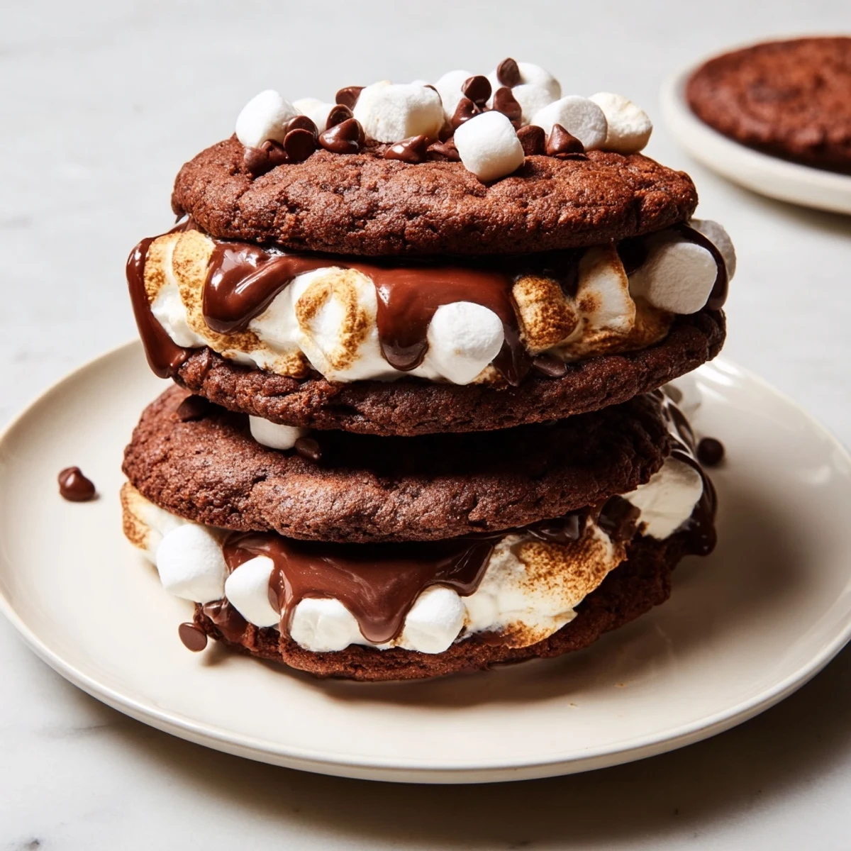 Hot Cocoa Cookie Stack