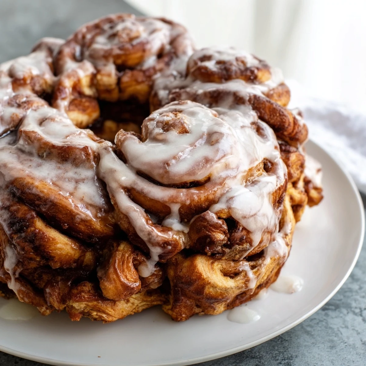 Cinnamon Roll Pull-Apart Wreath