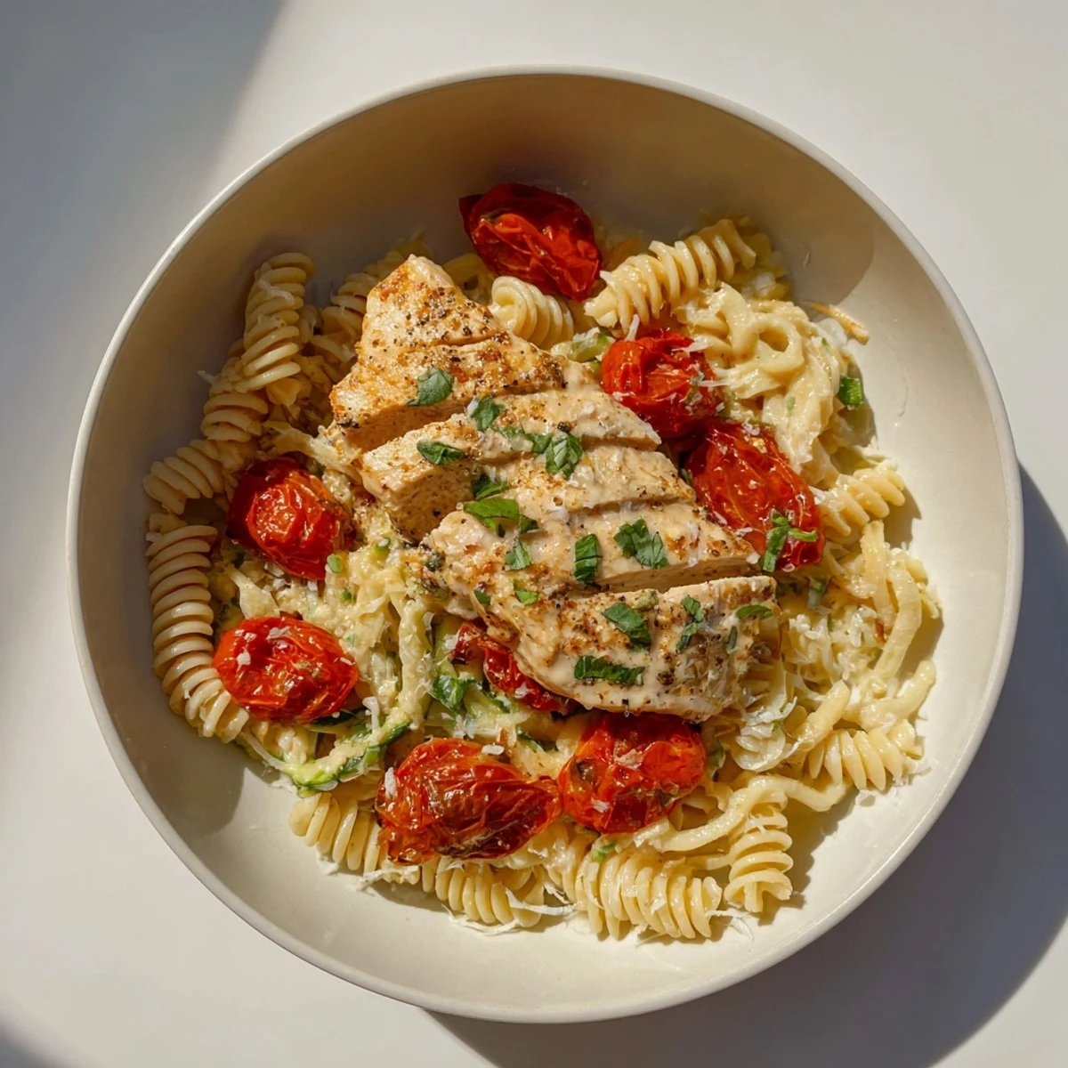 Marry Me Chicken Zoodles