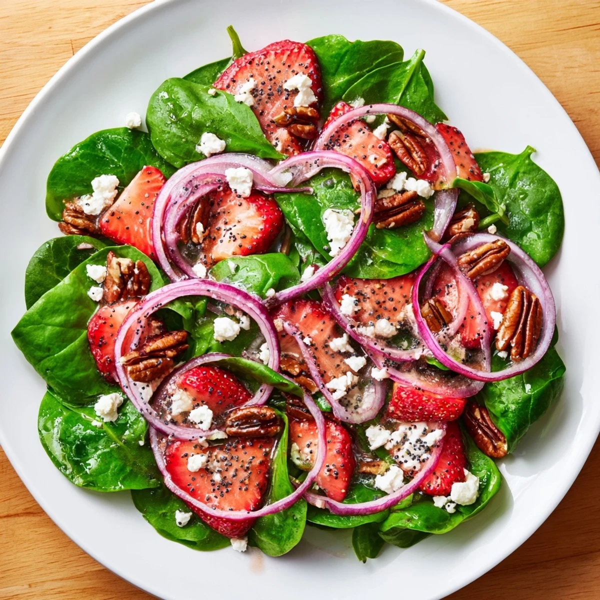 Spinach Strawberry Salad Delight