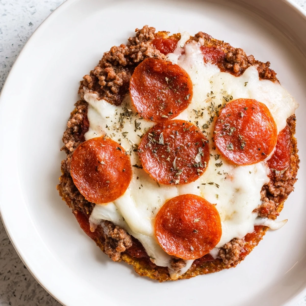 Meat Pizza Pepperoni Stack