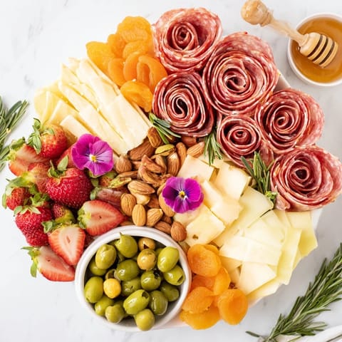 Meat Cheese Rose Garden