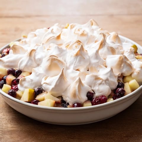 Cranberry and Pear Snowscape