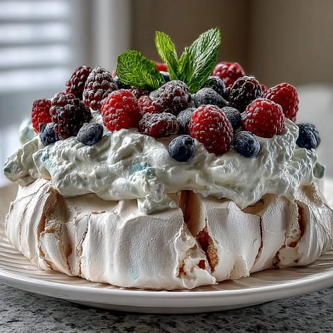 Mothers Day Pavlova Mixed Berries